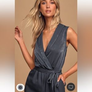 Lulus jumpsuit blue